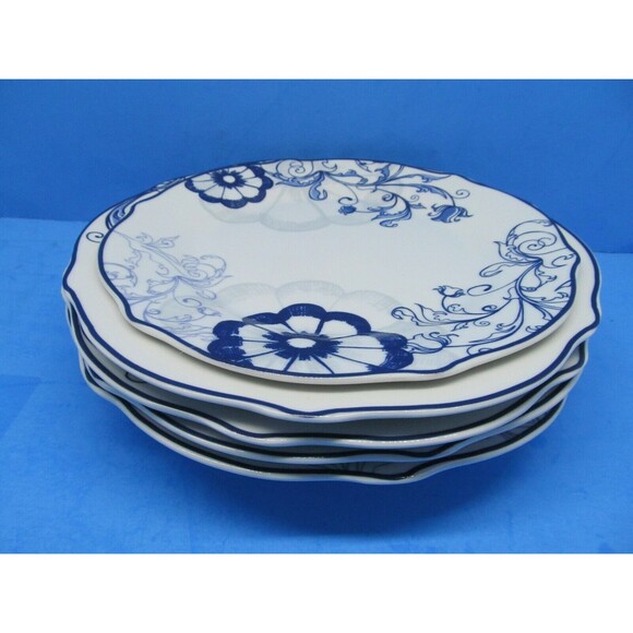 Tabletops Gallery Marion Soup Bowls and Salad Plate Lot of 5 pieces - Picture 3 of 9